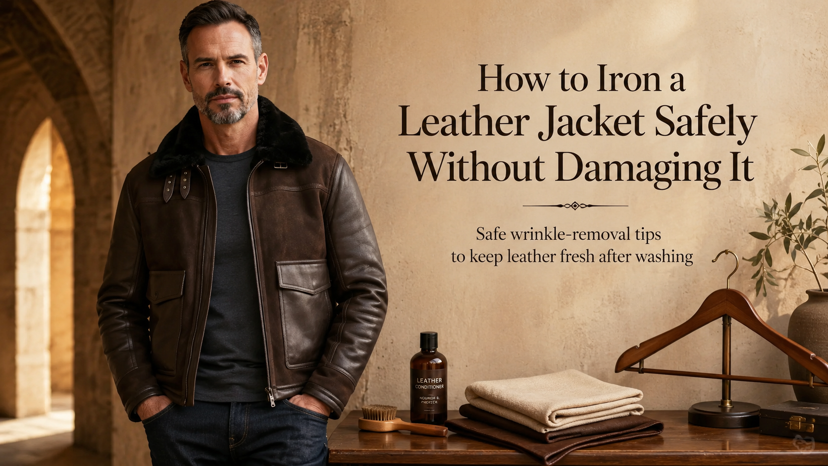 How to Iron a Leather Jacket Safely Without Damaging It