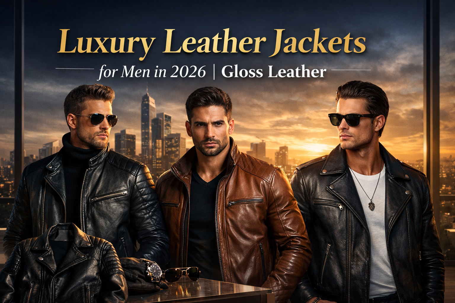 Luxury Leather Jackets for Men in 2026 | Gloss Leather