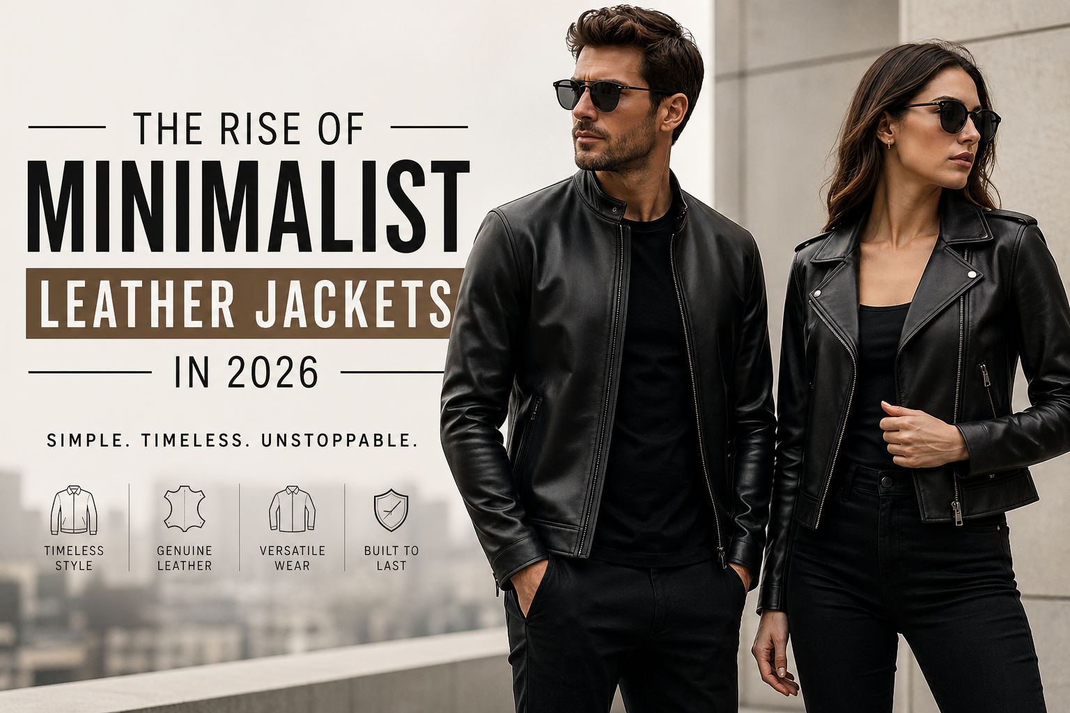The Rise of Minimalist Leather Jackets in 2026