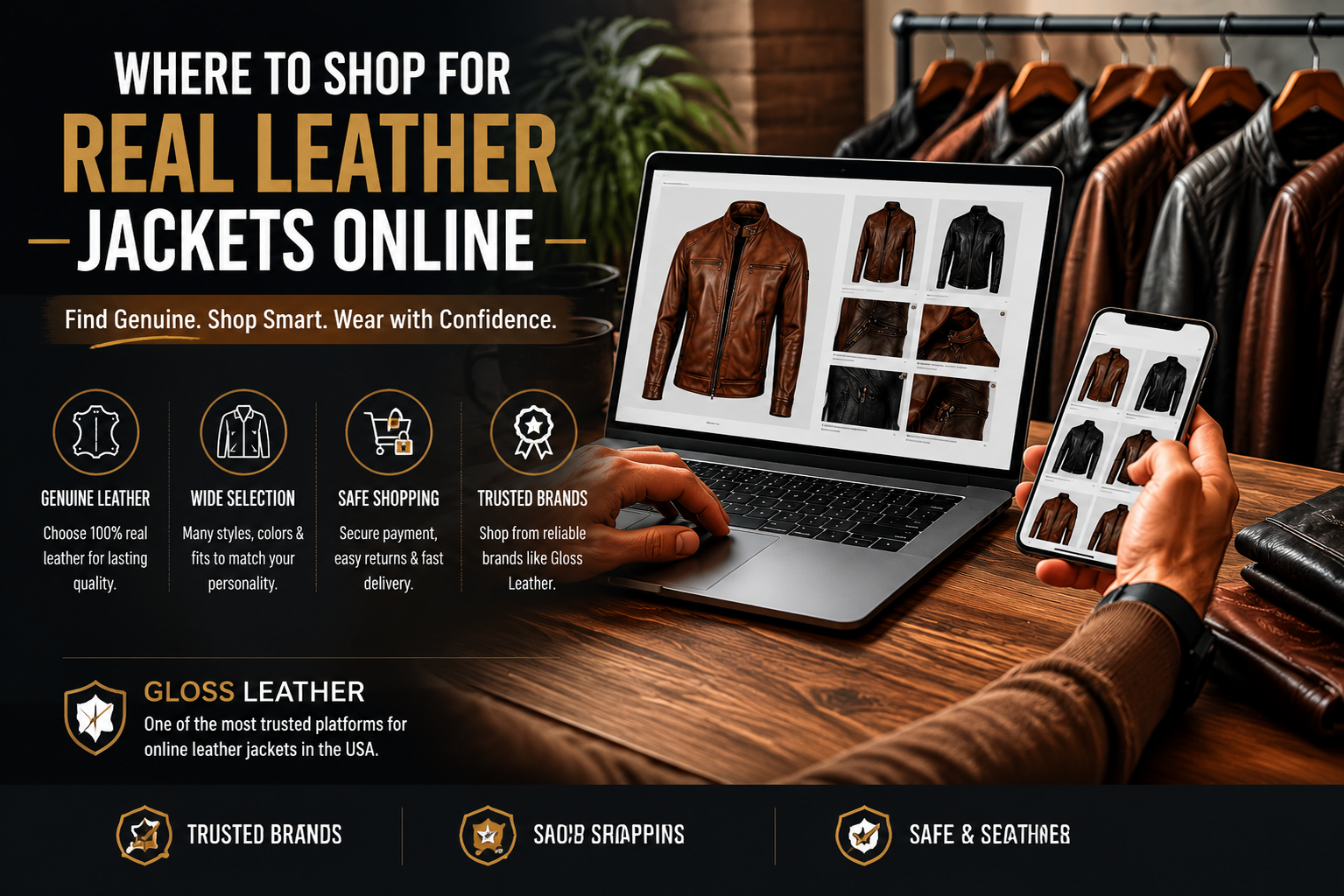 Where to Shop for Real Leather Jackets Online