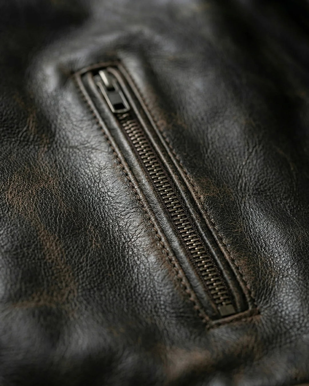 Convoy 26 leather jacket back view classic design by Gloss Leather