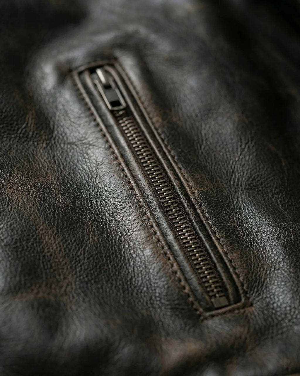 Convoy 26 leather jacket back view classic design by Gloss Leather