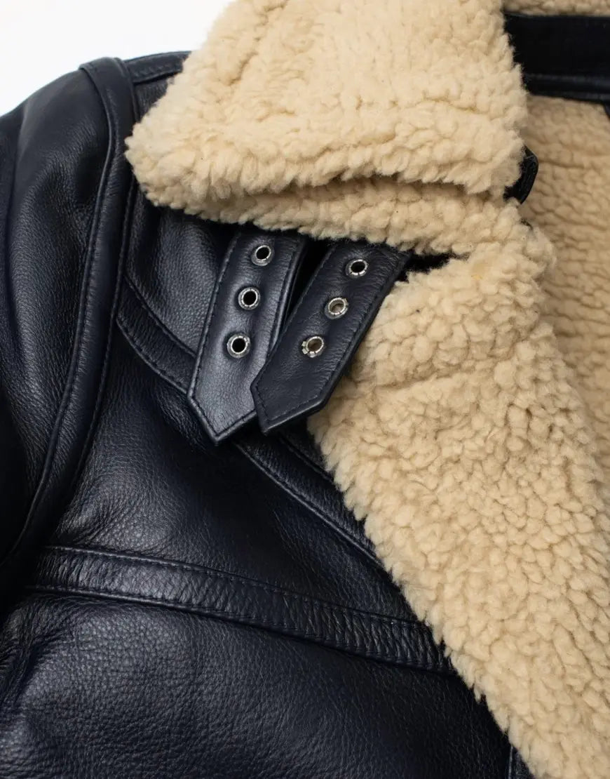 Grimshaw Black leather jacket