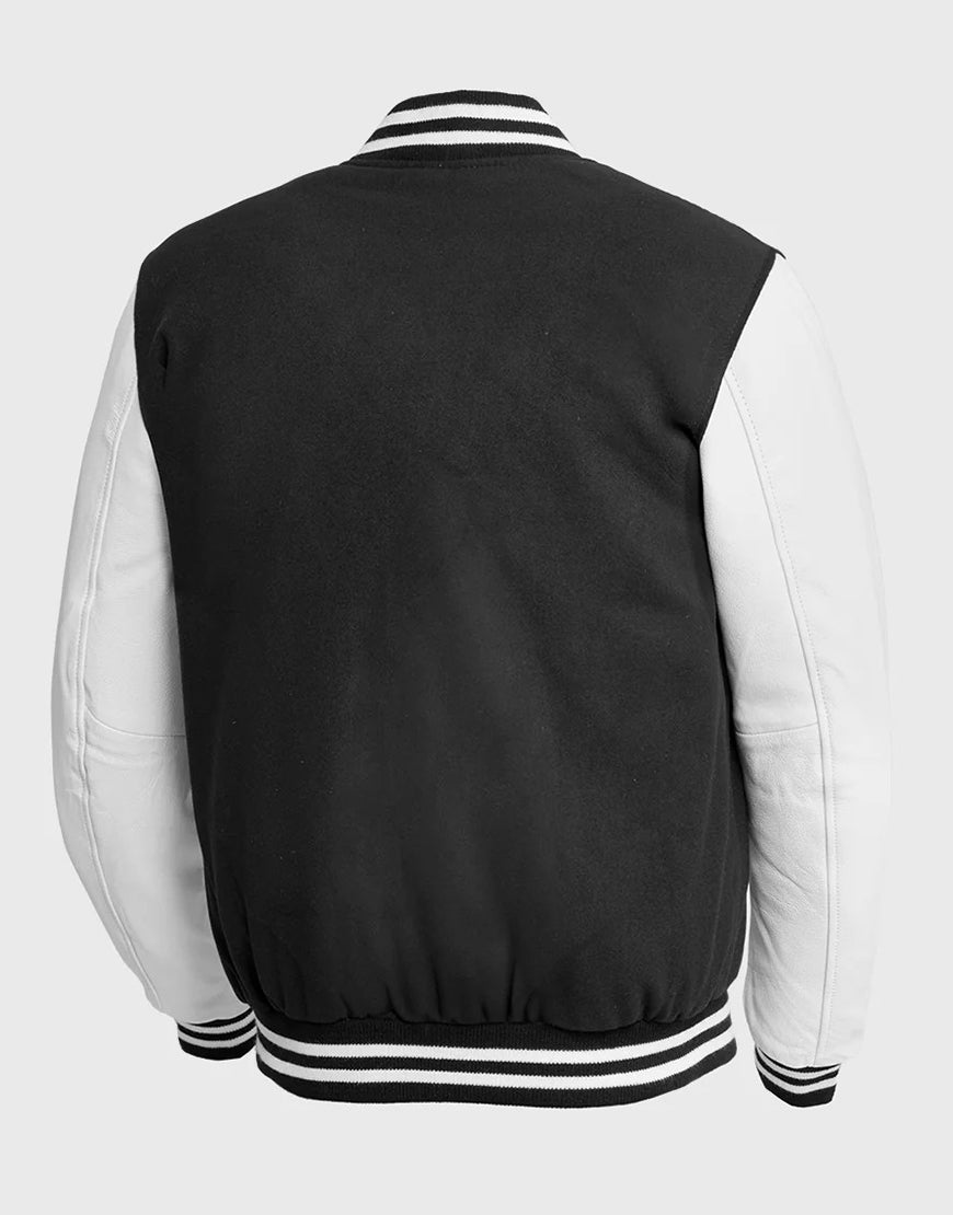 Jude Men's Varsity Jacket by Gloss leather