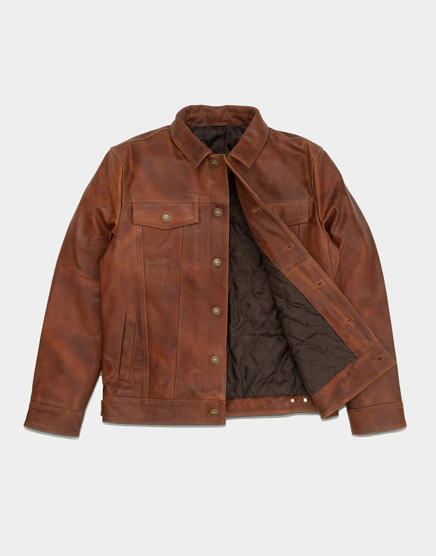 Driggs rust brown bomber jackets for men