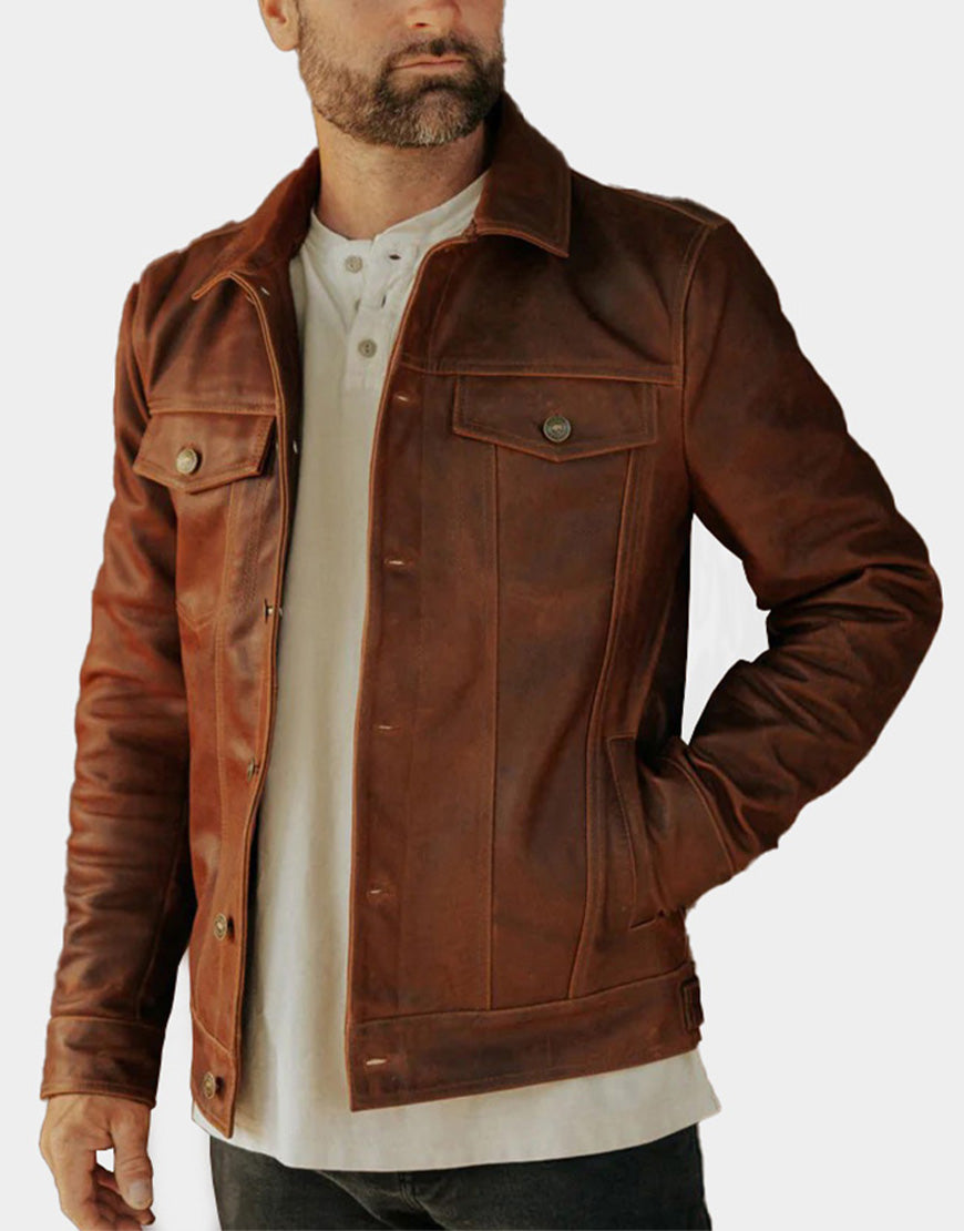 Driggs rust brown bomber jackets for boys