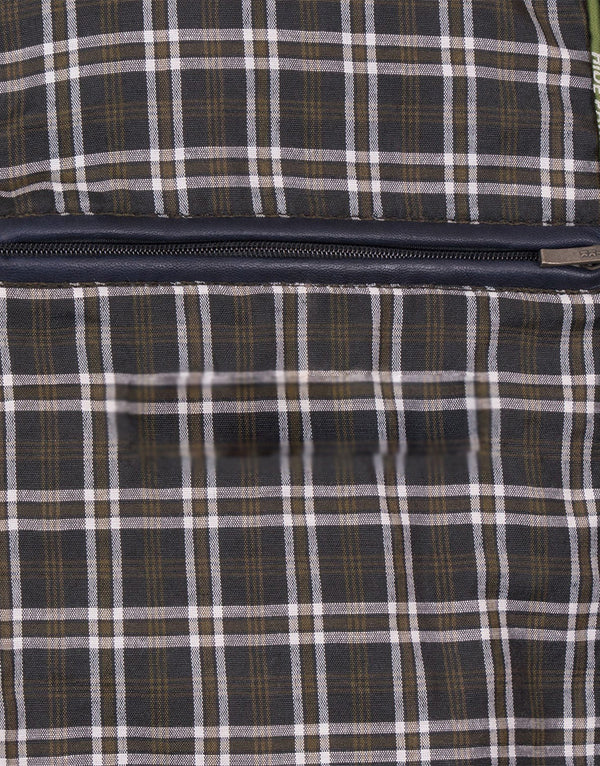 Elvis blue denim leather jacket for boys