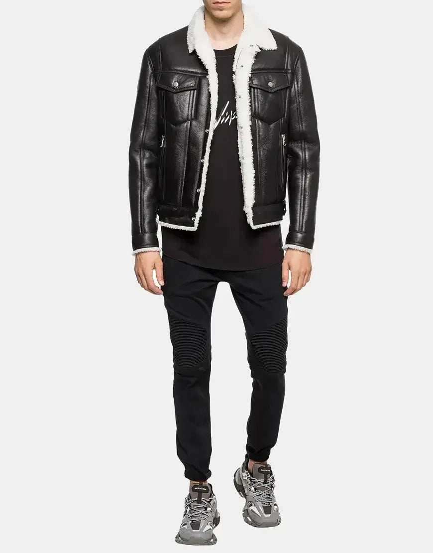 men leather jacket