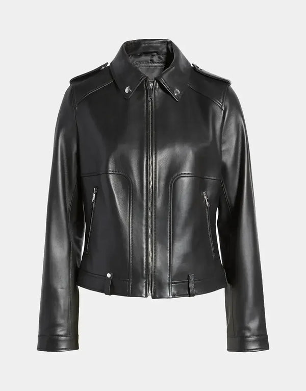 women leather jacket