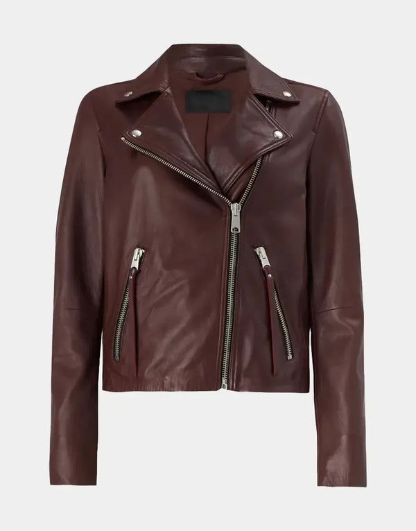 women leather jacket