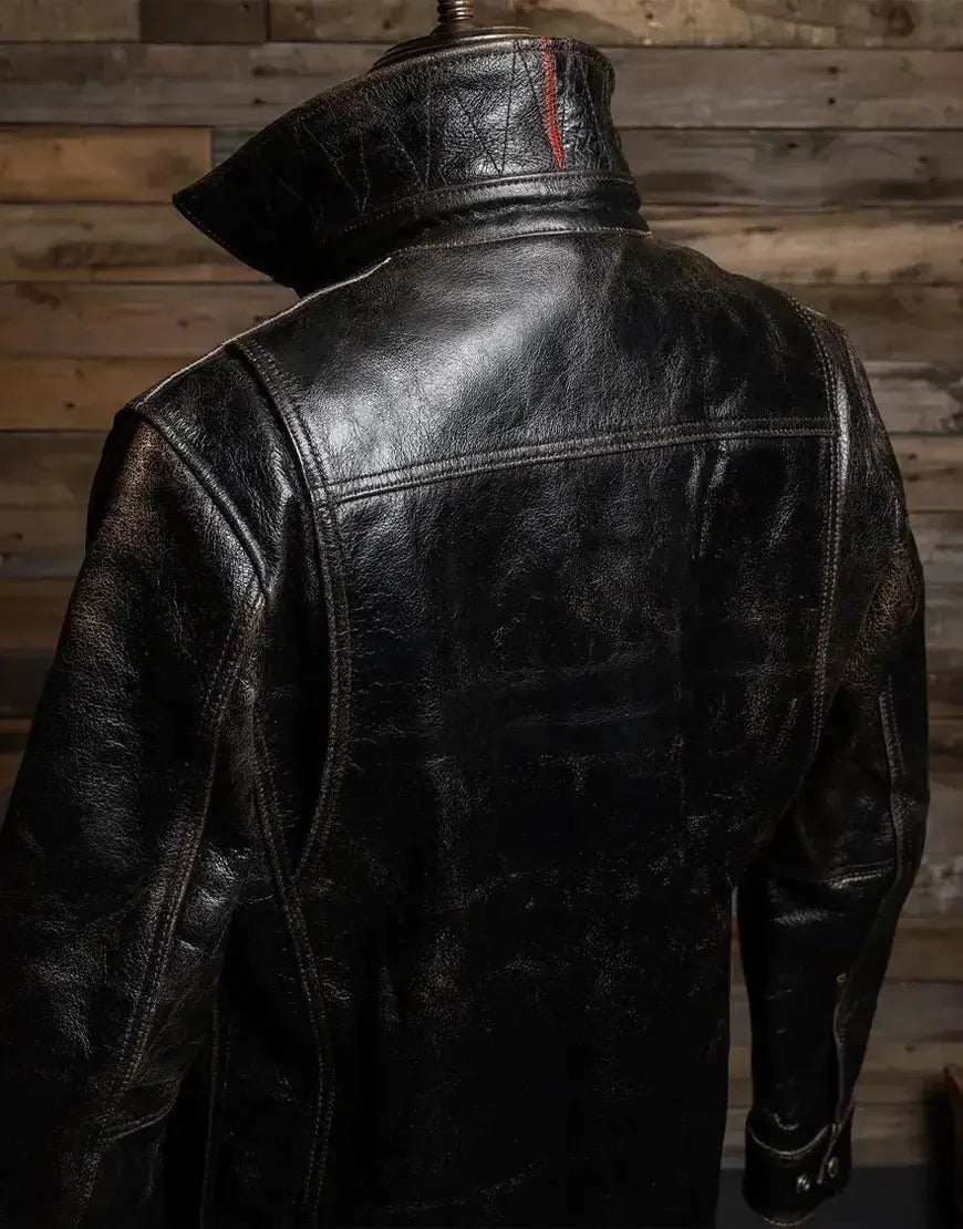 Men Vanguard Leather Jacket by Gloss Leather
