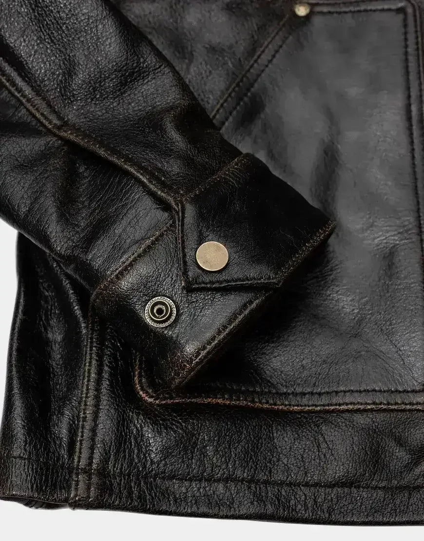 Men Vanguard Leather Jacket by Gloss Leather