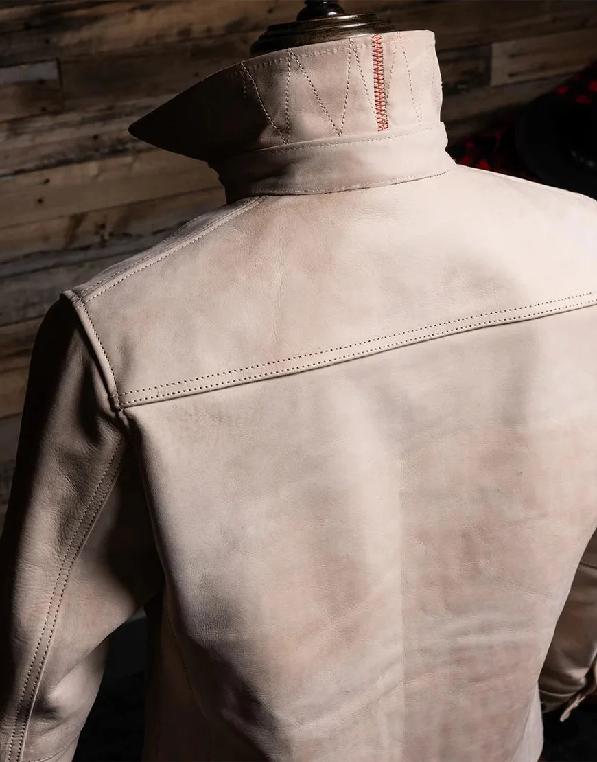 Natural Field Leather Jacket