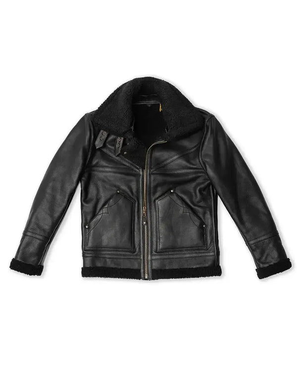Grimshaw Black Leather Jacket
