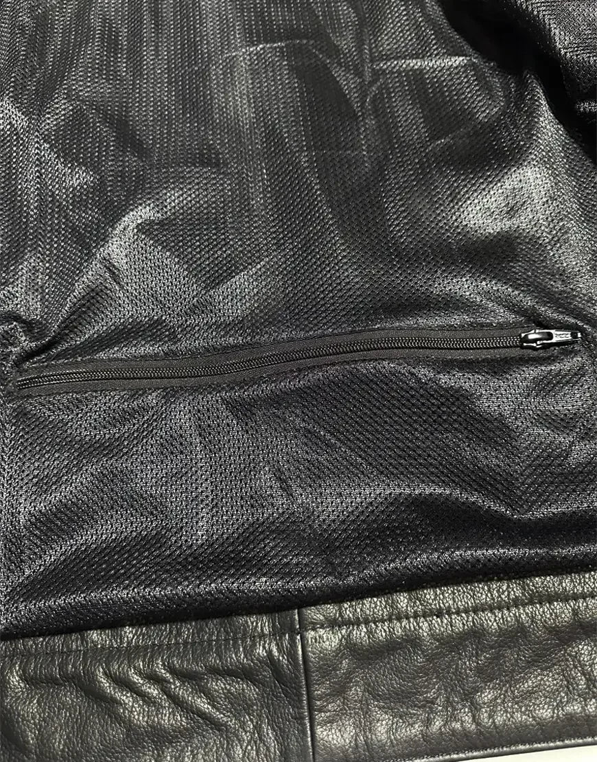 Motorcycle Genuine Leather Vest