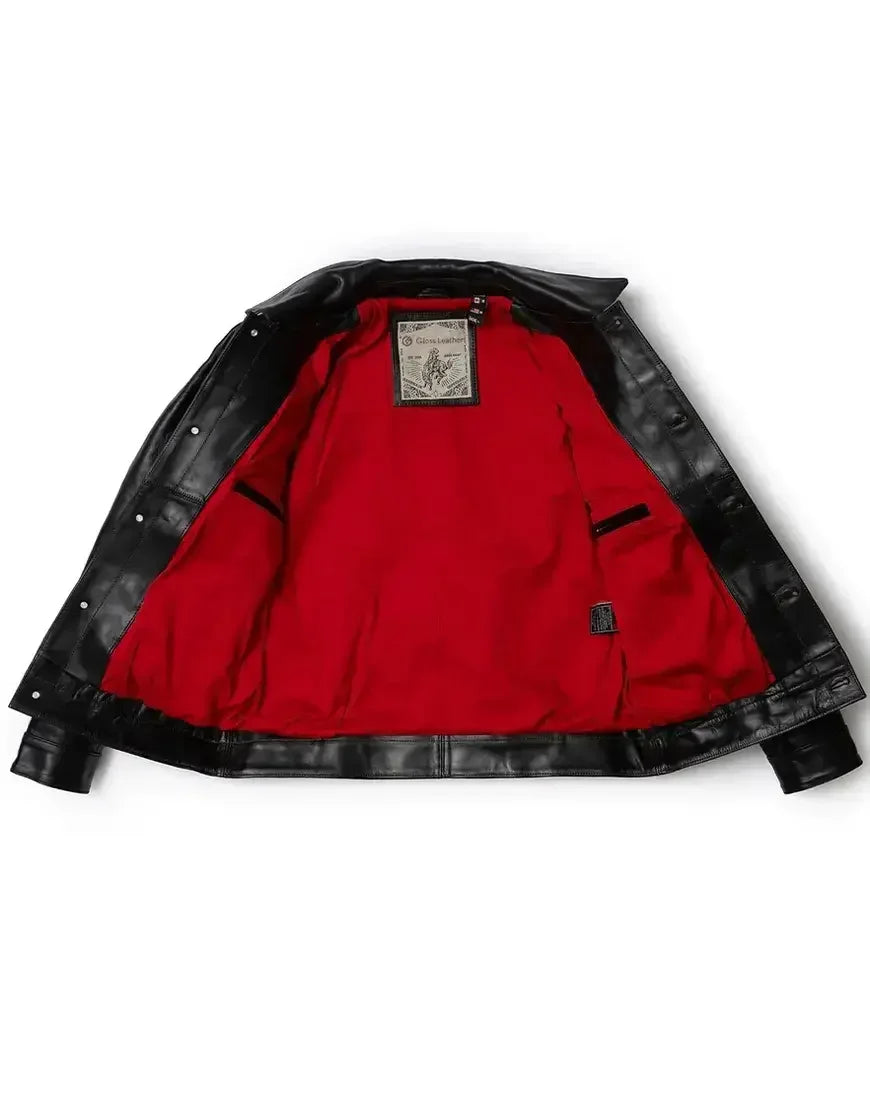 Gloss Leather Hardline jacket