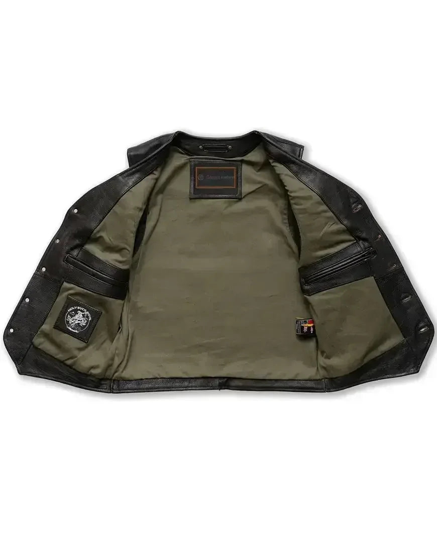 Get Your Men & Women Custom Leather Vest | Gloss Leather