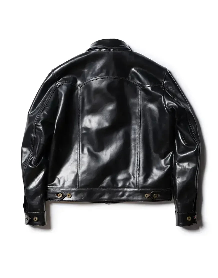 The Convoy 25 Black Leather Jacket