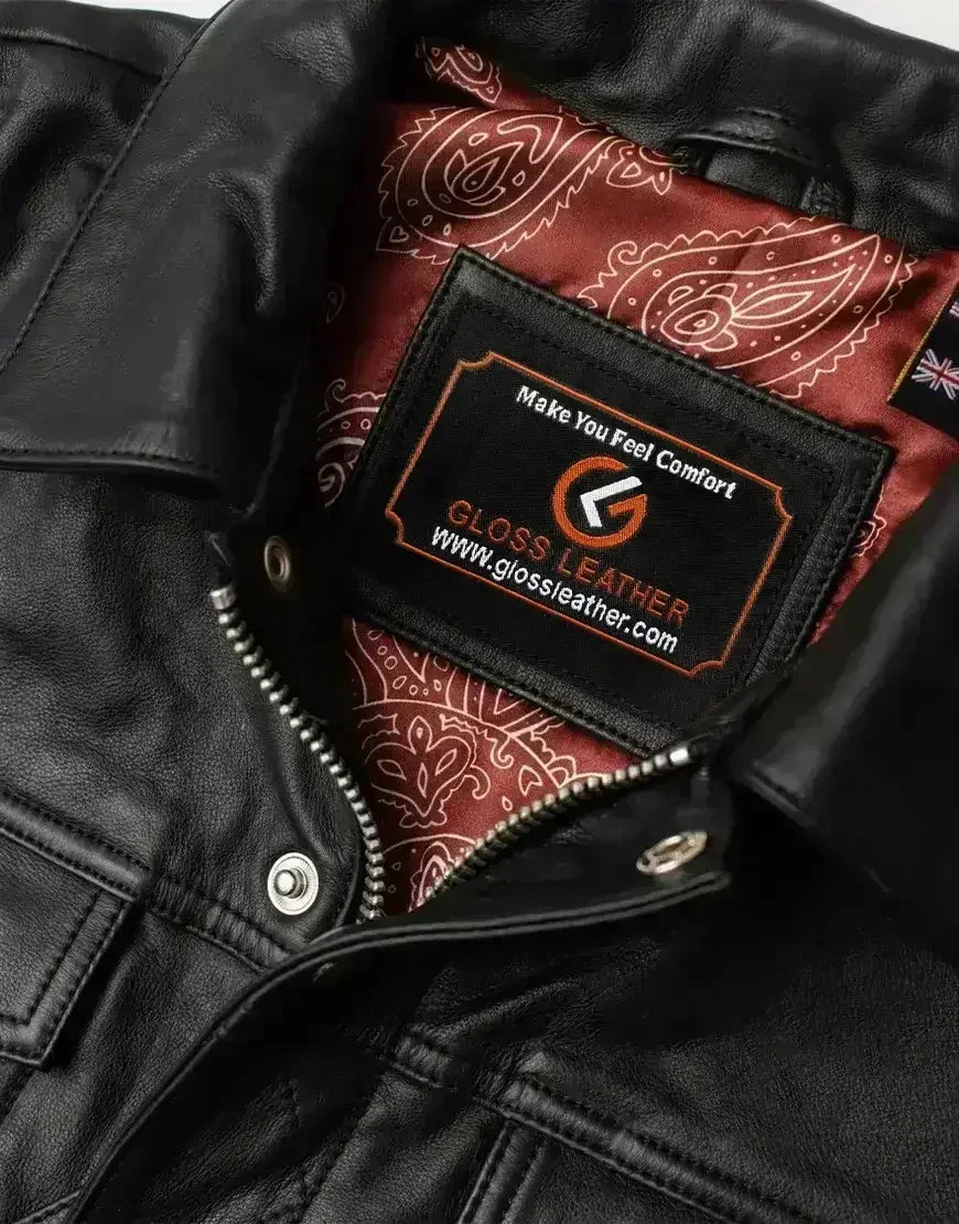 Piston Leather Vest for Men