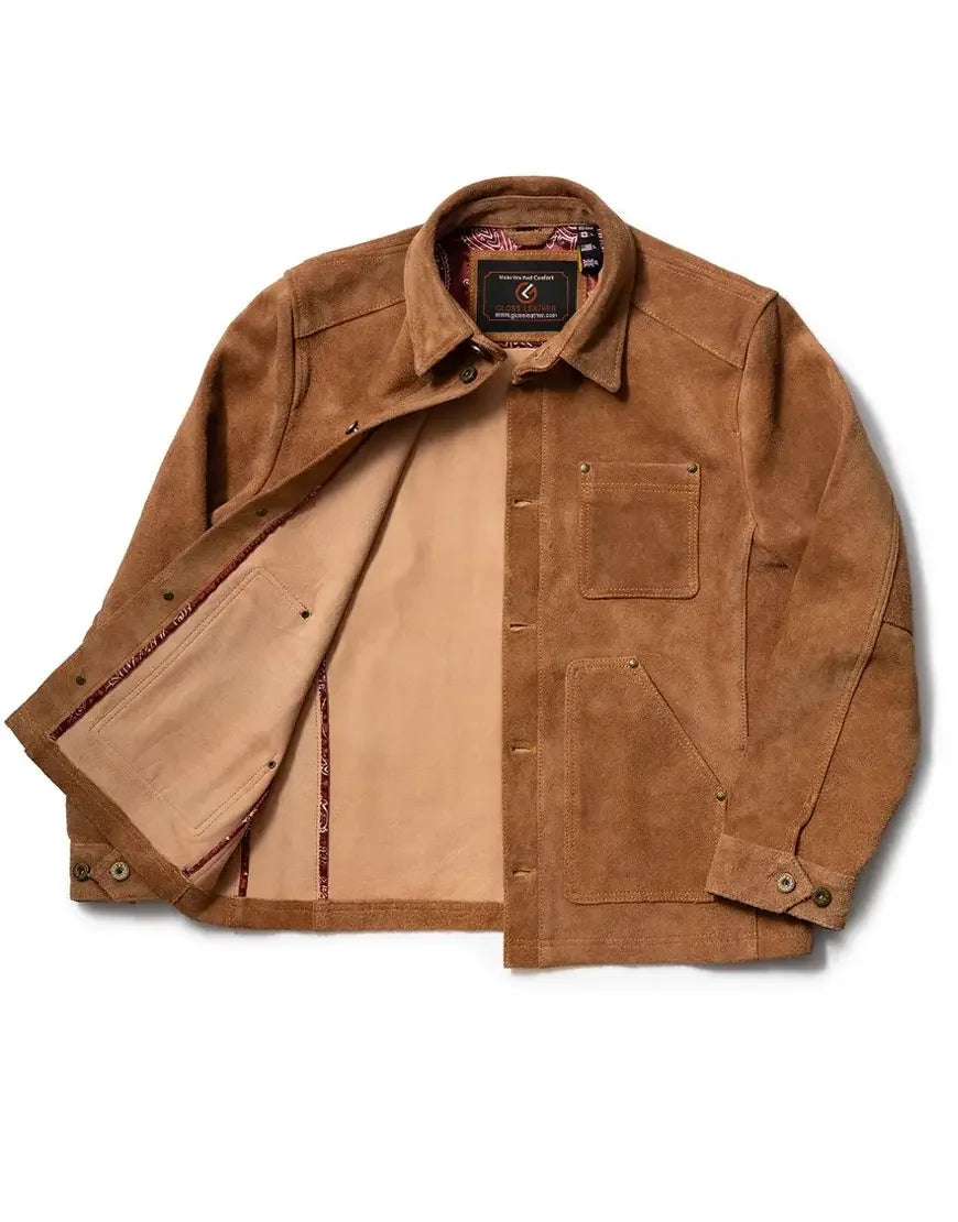 Premium Field Jacket for Men | Gloss Leather Premium Field Jacket for Men | Gloss Leather