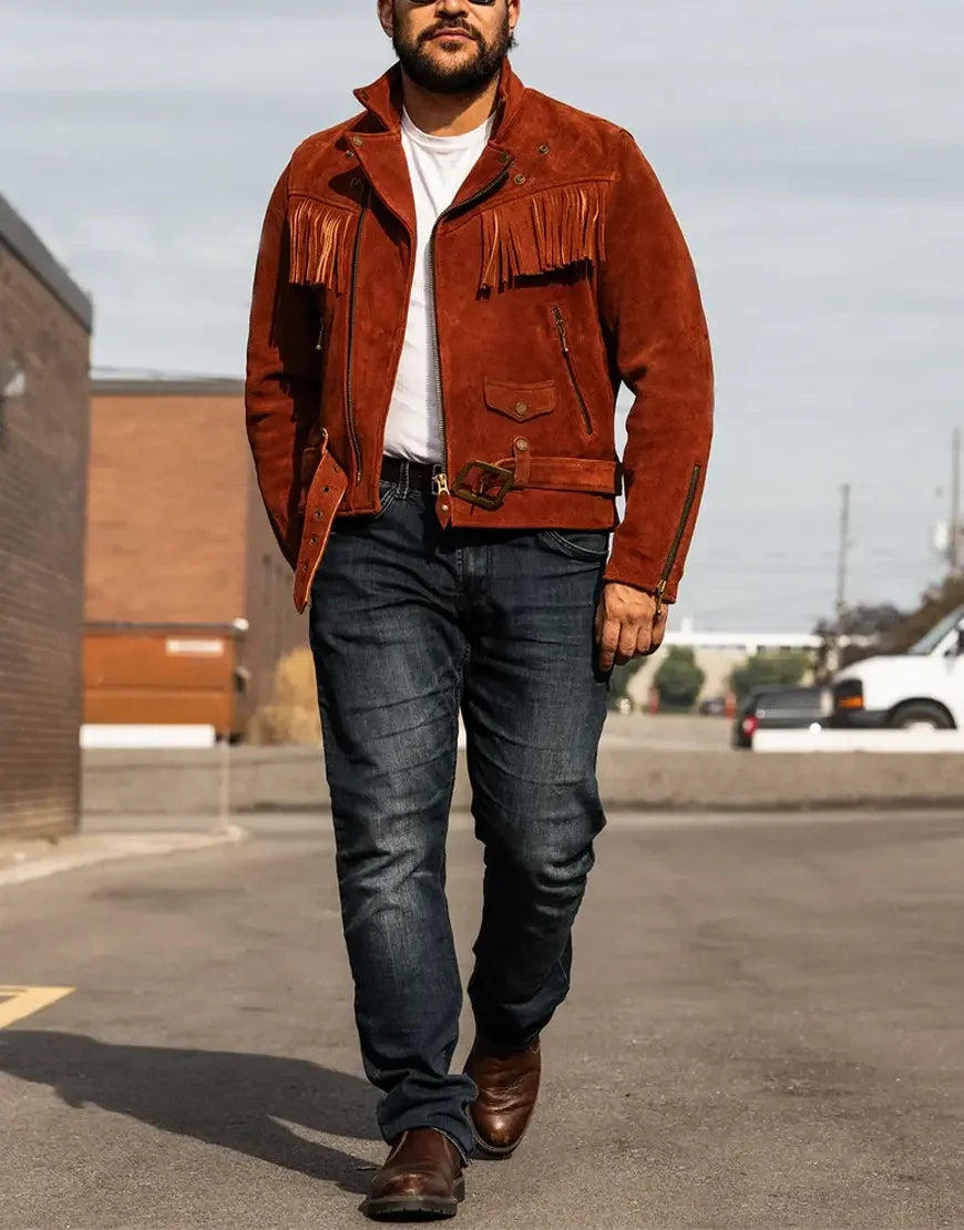 Ranger Copperhide Leather Jacket Gloss