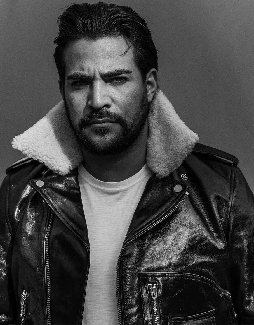 DAWSON Double Rider Black Leather Jacket