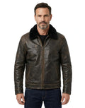 Coffee Brown Leather jacket