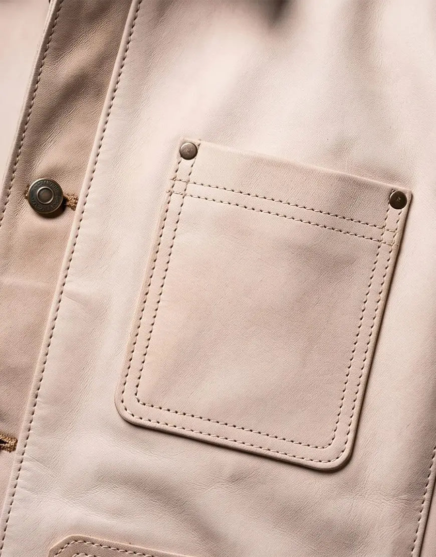 Natural Field Jacket by Gloss Leather