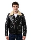 DAWSON Double Rider Black Leather Jacket