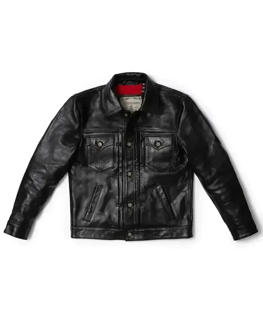 Gloss Leather Hardline jacket