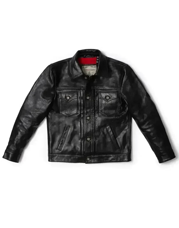 Gloss Leather Hardline jacket