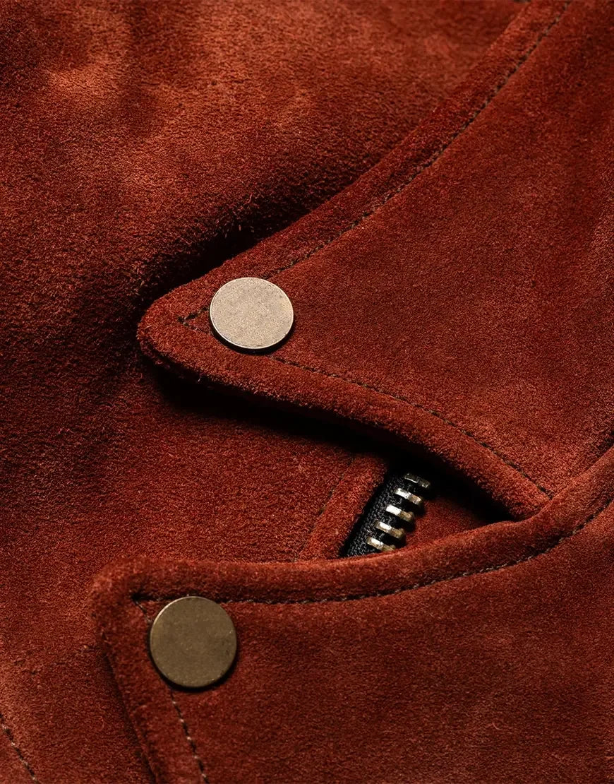 Men’s Ranger Copperhide Leather Jacket stylish vintage biker look