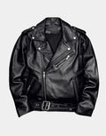 Motorcycle Genuine Comfort Leather Jacket for Men premium black biker leather riding jacket by Gloss Leather