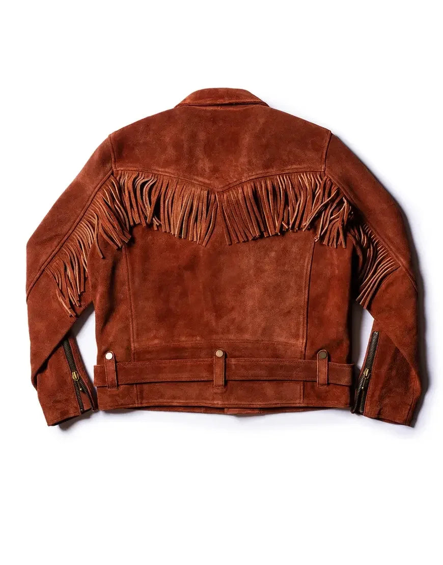 Ranger Copperhide Leather Jacket front view premium brown leather