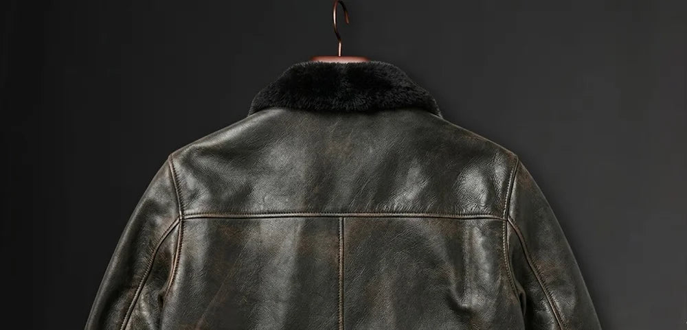 Coffee Brown Leather jacket