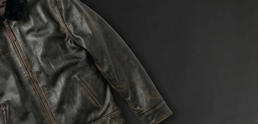 Coffee Brown Leather jacket