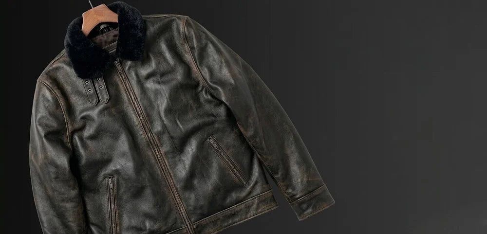 Coffee Brown Leather jacket